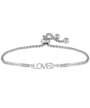 Nomination Milleluci 028022 001 – Bransoletka z napisem LOVE i cyrkonią w kształcie serca.jpg